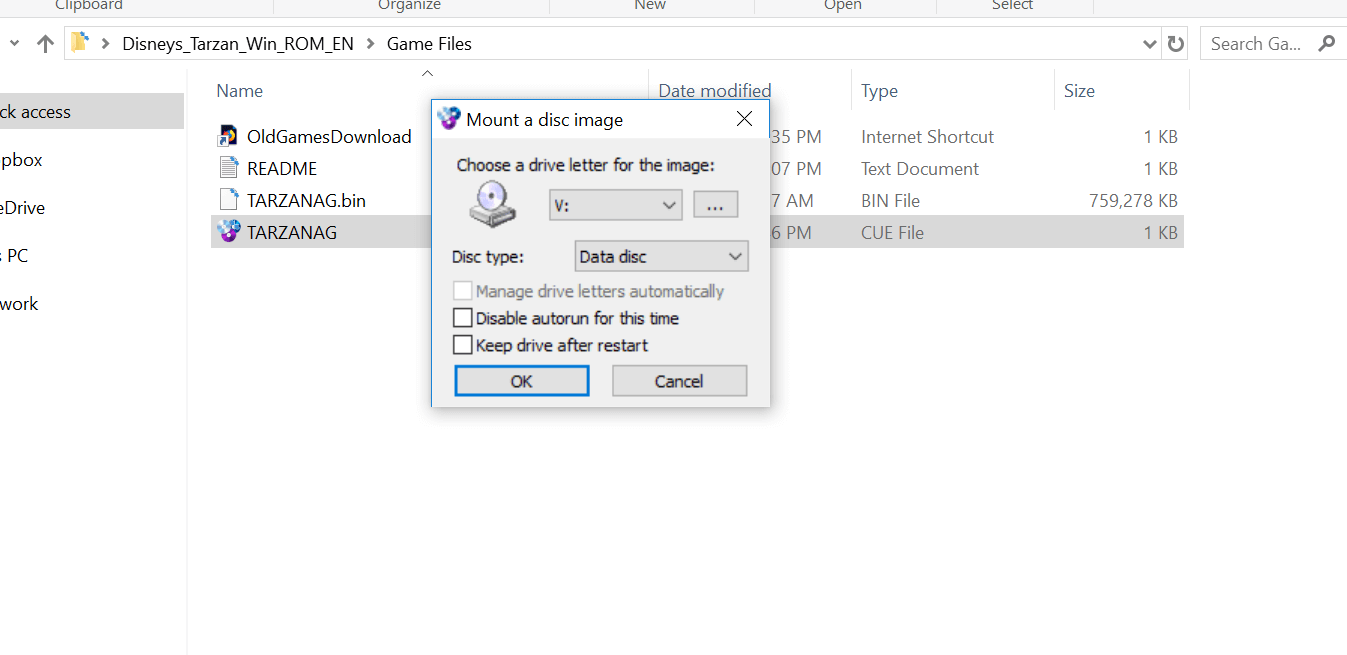 How to mount files using WinCDEmu
